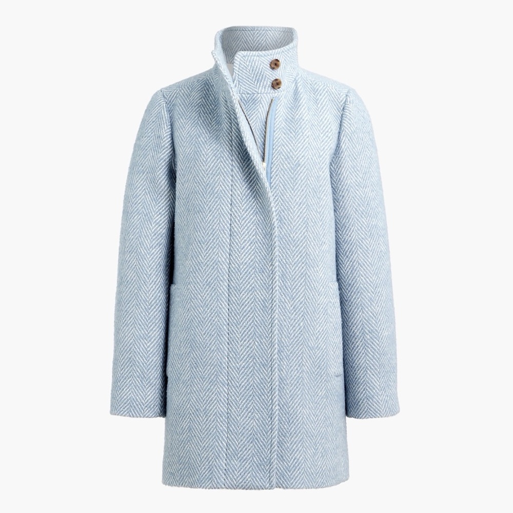 J.Crew Factory Herringbone City Coat